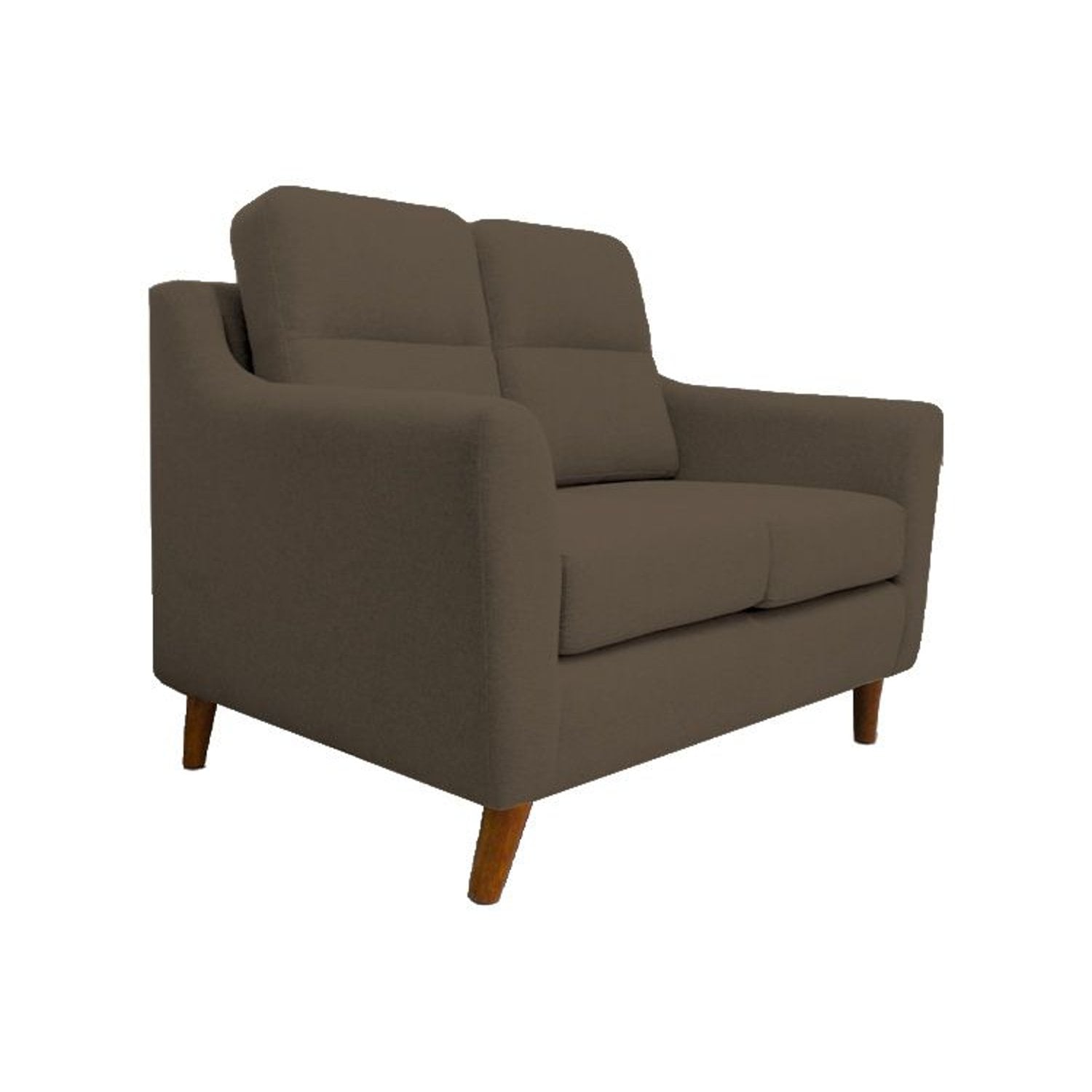 SOFA BARAKA HOME 2 CUERPOS CHOCOLATE CLARO FLORINA - 2