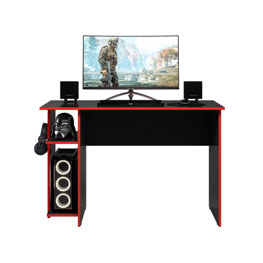 ESCRITORIO GAMER BARAKA HOME BOGI - NEGRO - 1
