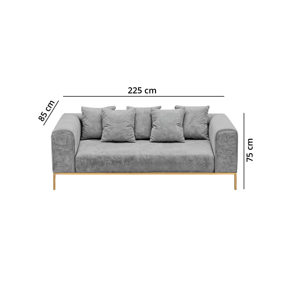 SOFÁ BARAKA HOME LUXURY DOLNENI 3 CUERPOS - 2