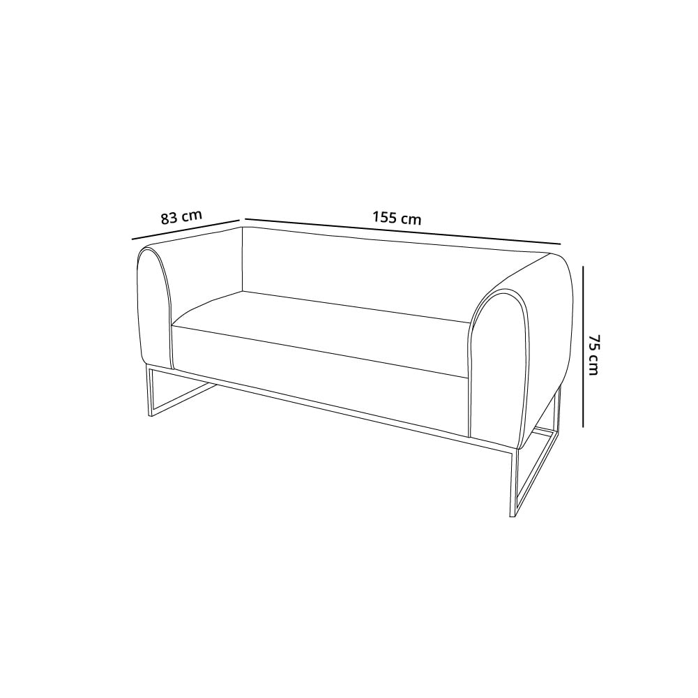SOFÁ BARAKA HOME LUXURY NIKOLE 2 CUERPOS - 2