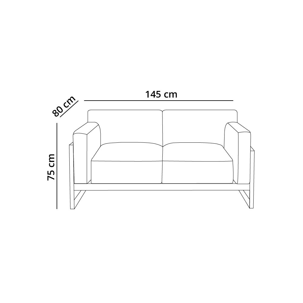 SOFÁ BARAKA HOME LUXURY LIPKOVO 2 CUERPOS - 2