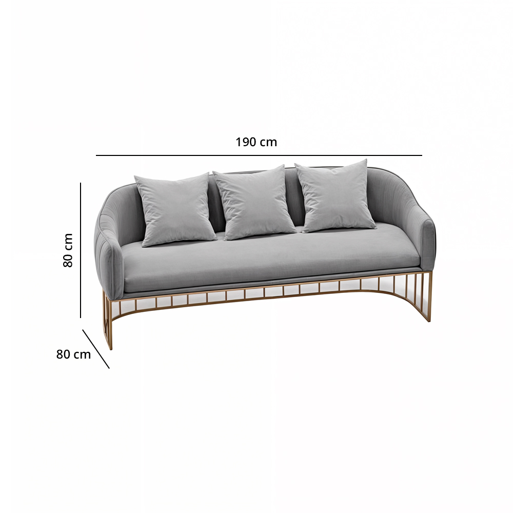 SOFÁ BARAKA HOME LUXURY SVETI 3 CUERPOS - 2