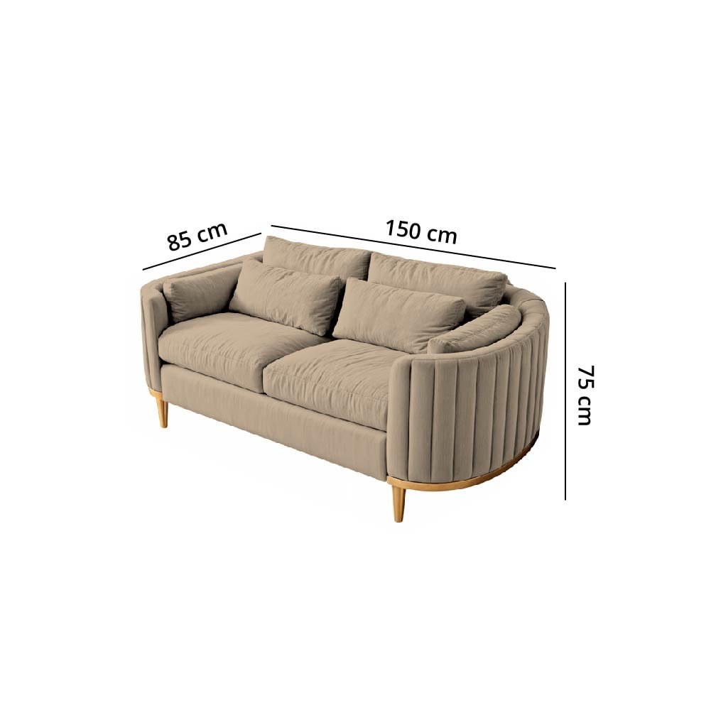 SOFÁ BARAKA HOME LUXURY SERRIS 2 CUERPOS - 2