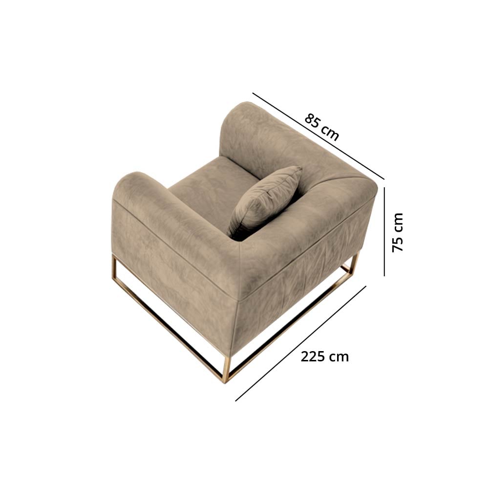 SOFÁ BARAKA HOME LUXURY DOLNENI 1 CUERPO - 3