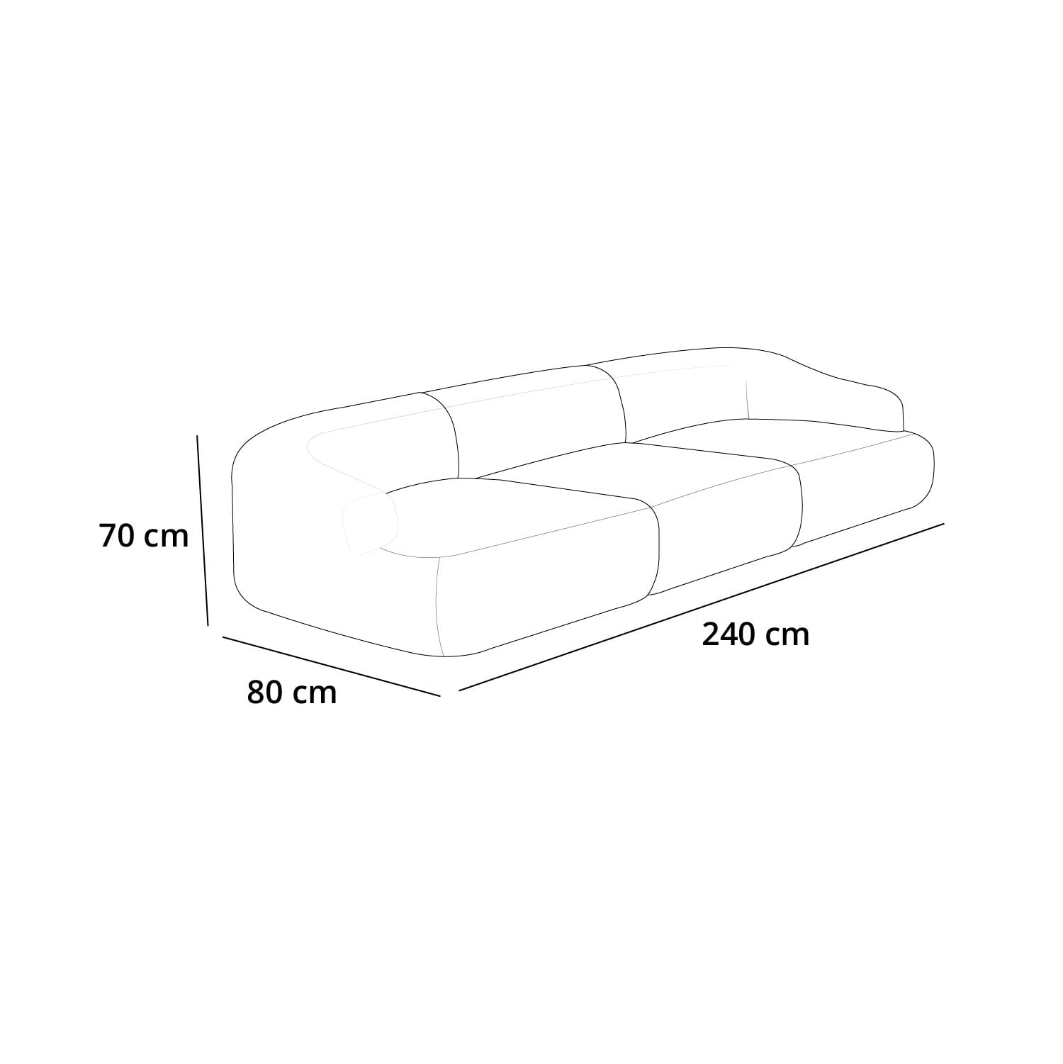 SOFÁ BARAKA HOME PREMIUM MEZZA - 5