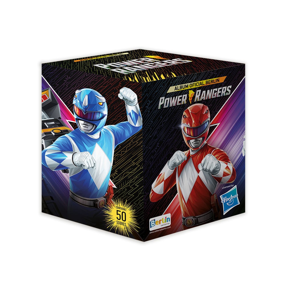 EDITORIAL BERLIN POWER RANGERS, 1 CAJITA (50 SOBRES) - 1