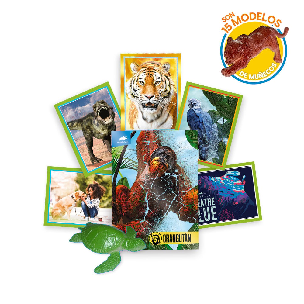 ALBUM ANIMAL PLANET, ALBUM TAPA BLANDA + 1 PAQUETON (30 SOBRES) - 5