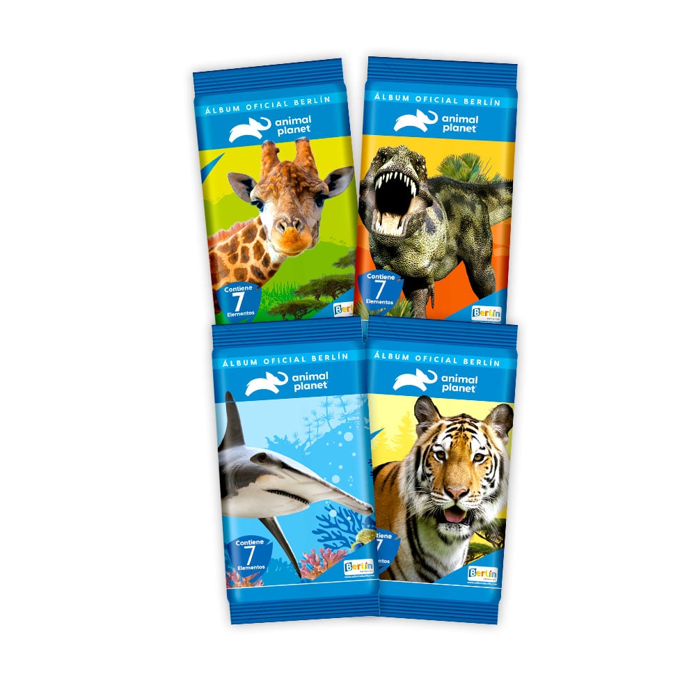 ALBUM ANIMAL PLANET, ALBUM TAPA BLANDA + 2 PAQUETONES (60 SOBRES) - 4