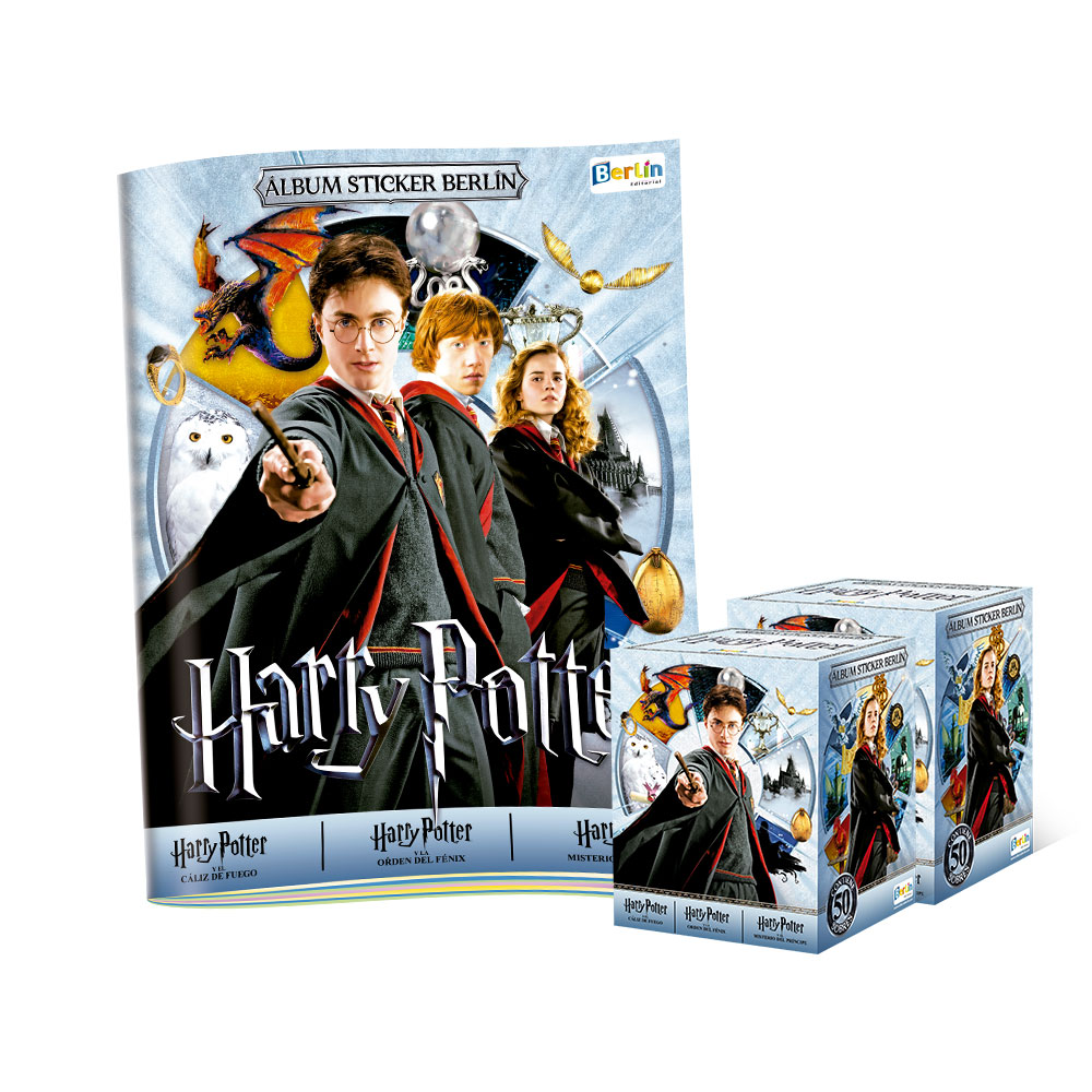ALBUM HARRY POTTER COLECCION 2026 - 1 TAPA BLANDA + 2 PAQUETONES - 1