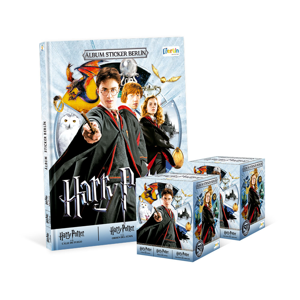 ALBUM HARRY POTTER COLECCION 2026 - 1 TAPA DURA + 2 PAQUETONES - 1