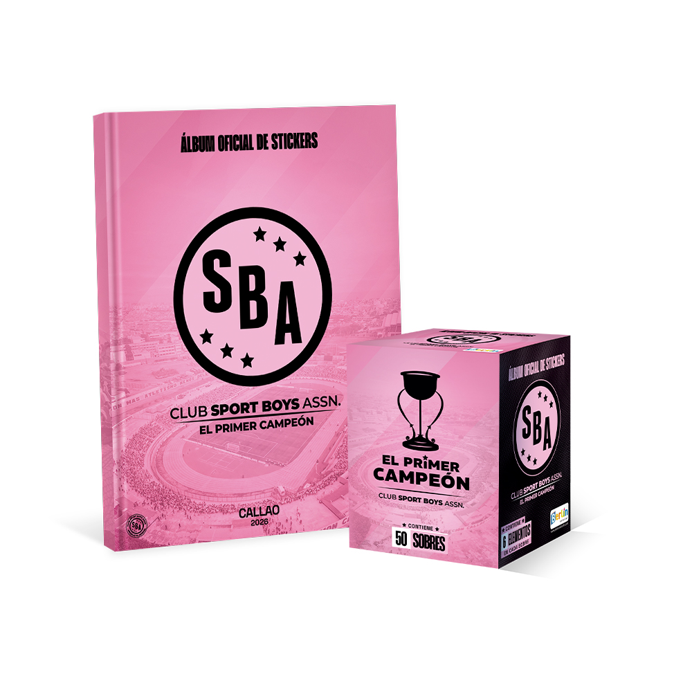ALBUM SPORT BOYS, ALBUM TAPA DURA + 1 PAQUETON (50 SOBRES) - 1