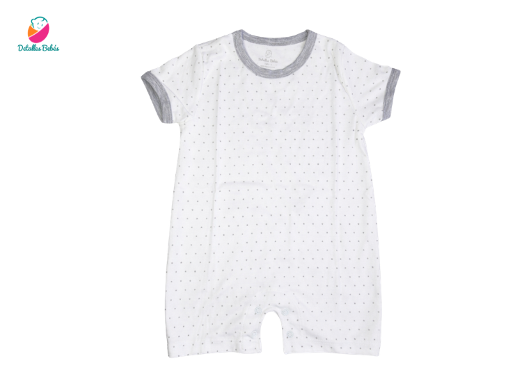 JUMPERS DE VERANO MANGA CORTA, 100% ALGODÓN ANTIALÉRGICO - 1