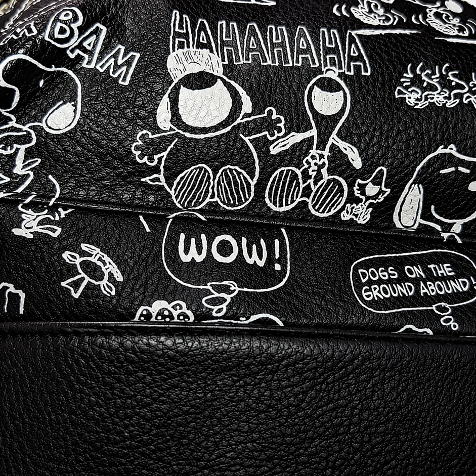 MOCHILA CON ESTAMPADO SNOOPY - NEGRO - 5