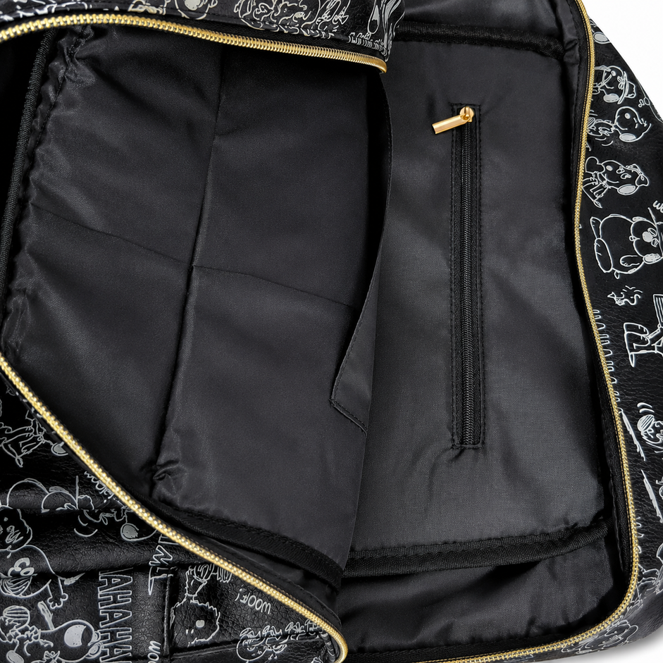 MOCHILA CON ESTAMPADO SNOOPY - NEGRO - 6