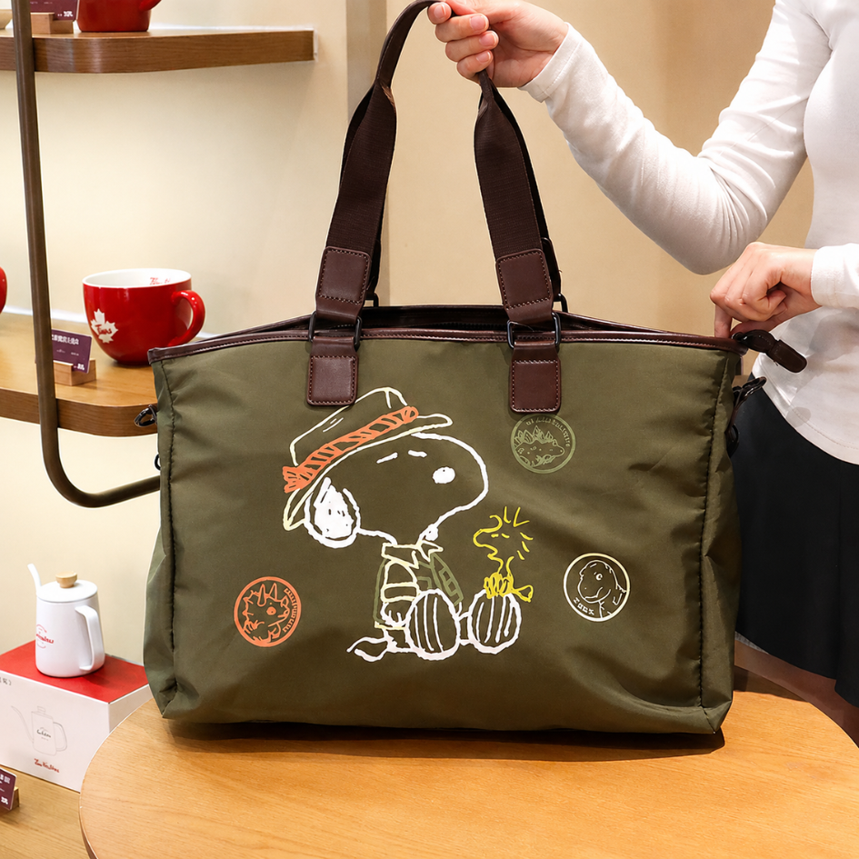 BOLSO DE VIAJE DINOSAUR CON CORREA VERDE MILITAR - 2