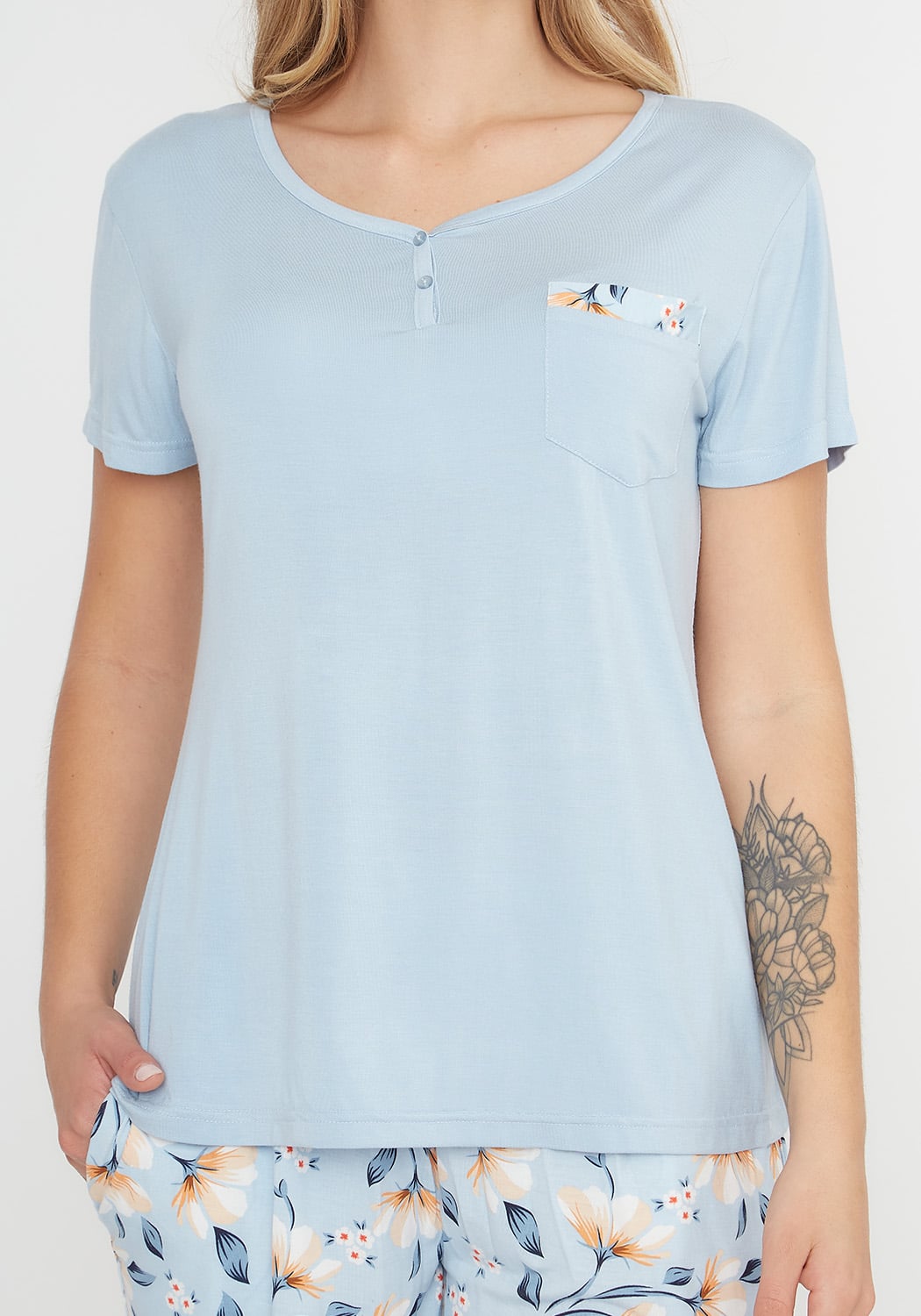 PIJAMA SHORT VISCOSA KAYSER - 3
