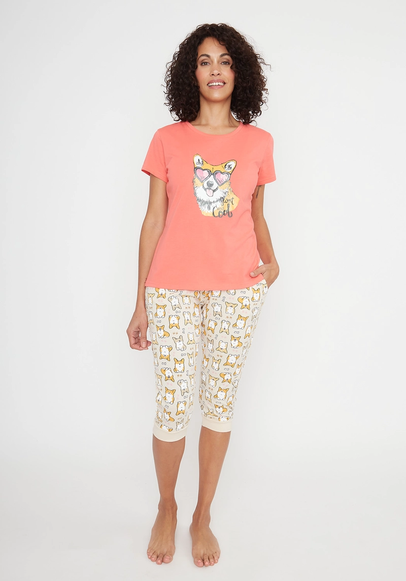 PIJAMA CAPRI ALGODON KAYSER - 1