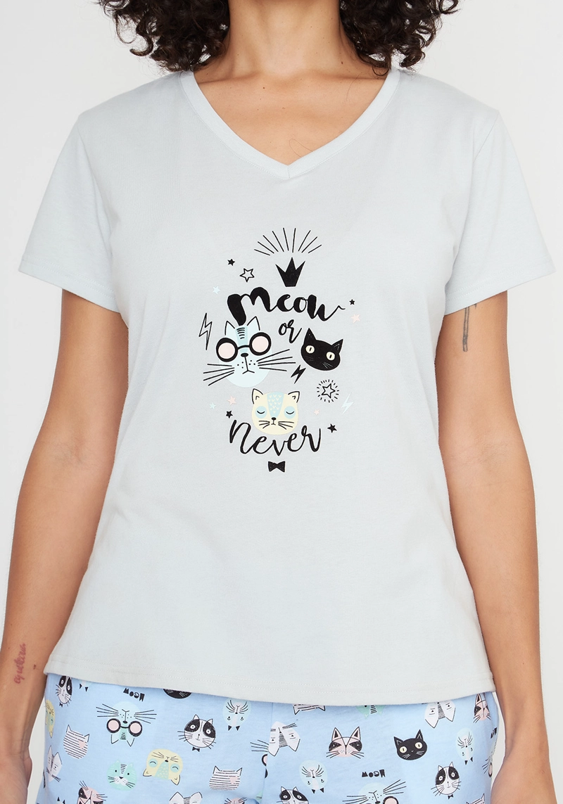 PIJAMA SHORT ALGODON KAYSER - 3