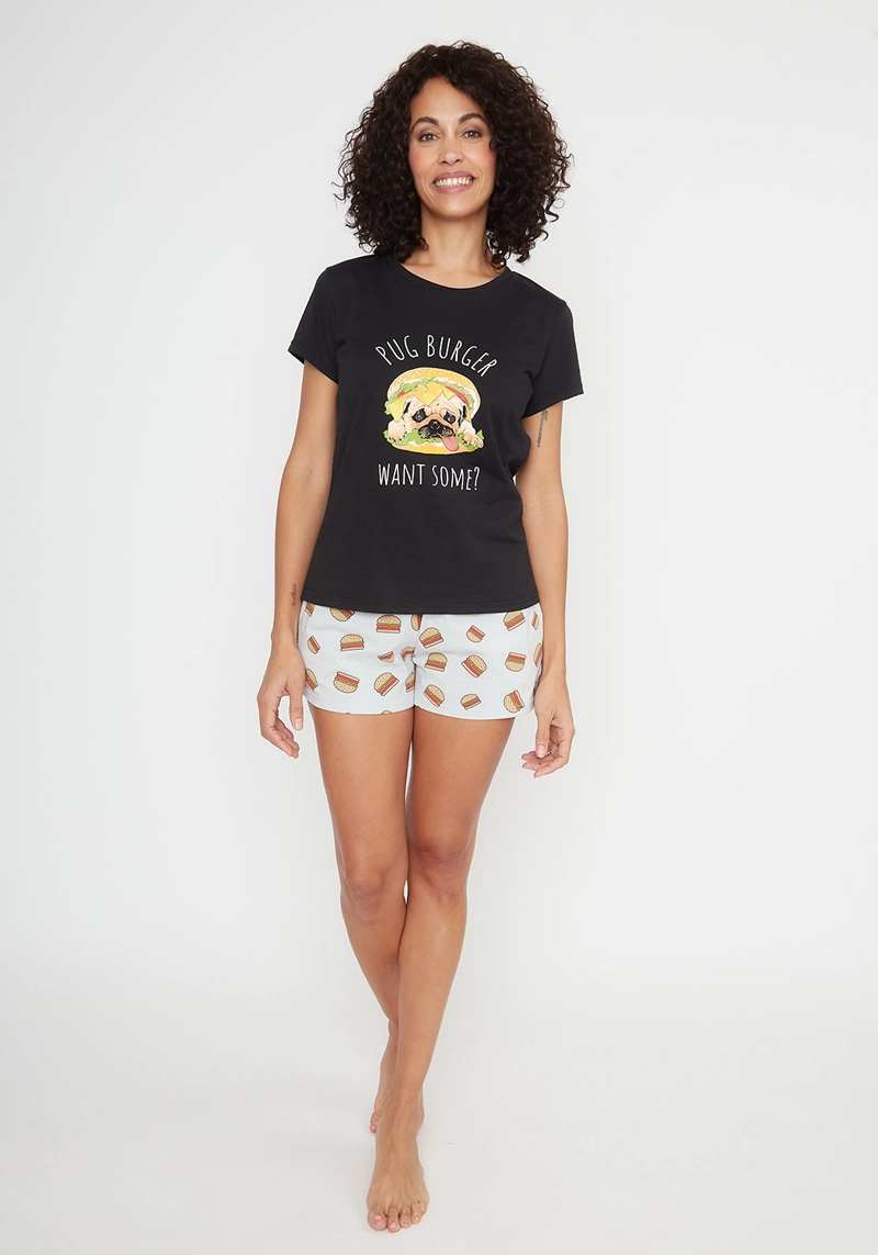 PIJAMA SHORT ALGODON KAYSER - 1