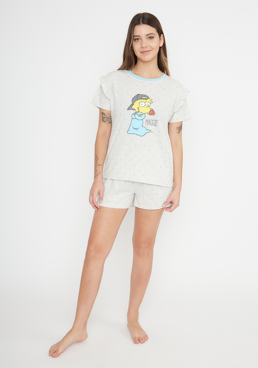PIJAMA SHORT ALGODON - 1