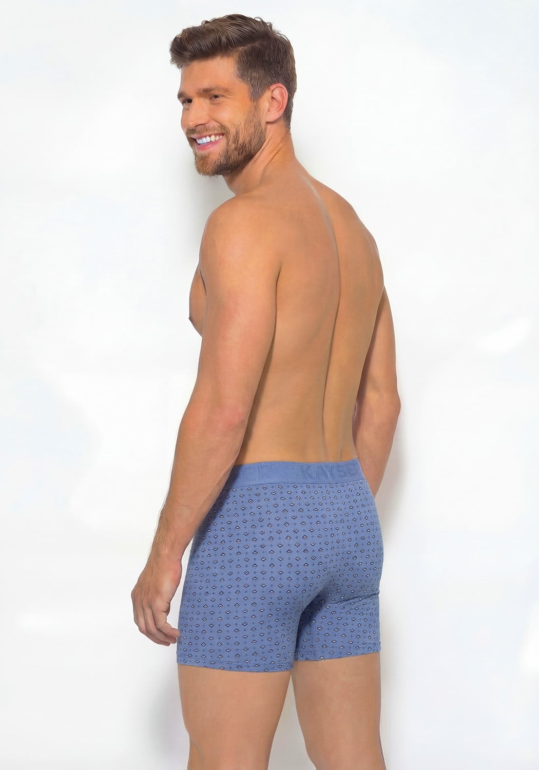 BOXER HOMBRE LARGO ALGODON - 4