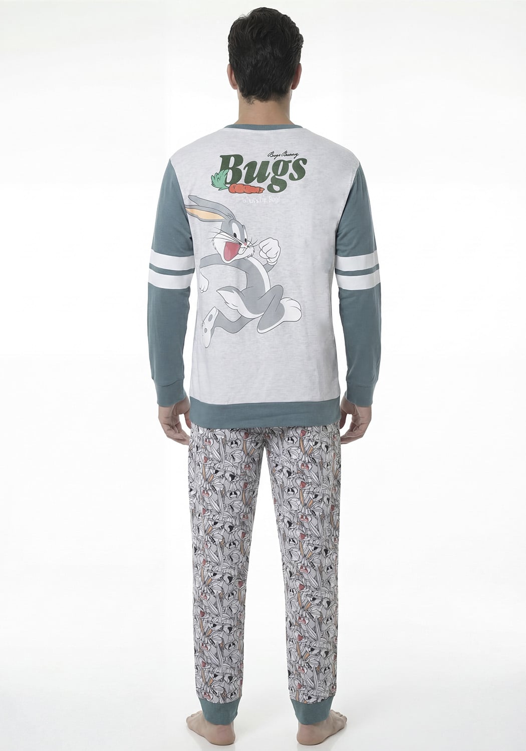 PIJAMA HOMBRE PANTALON ALGODON - 2