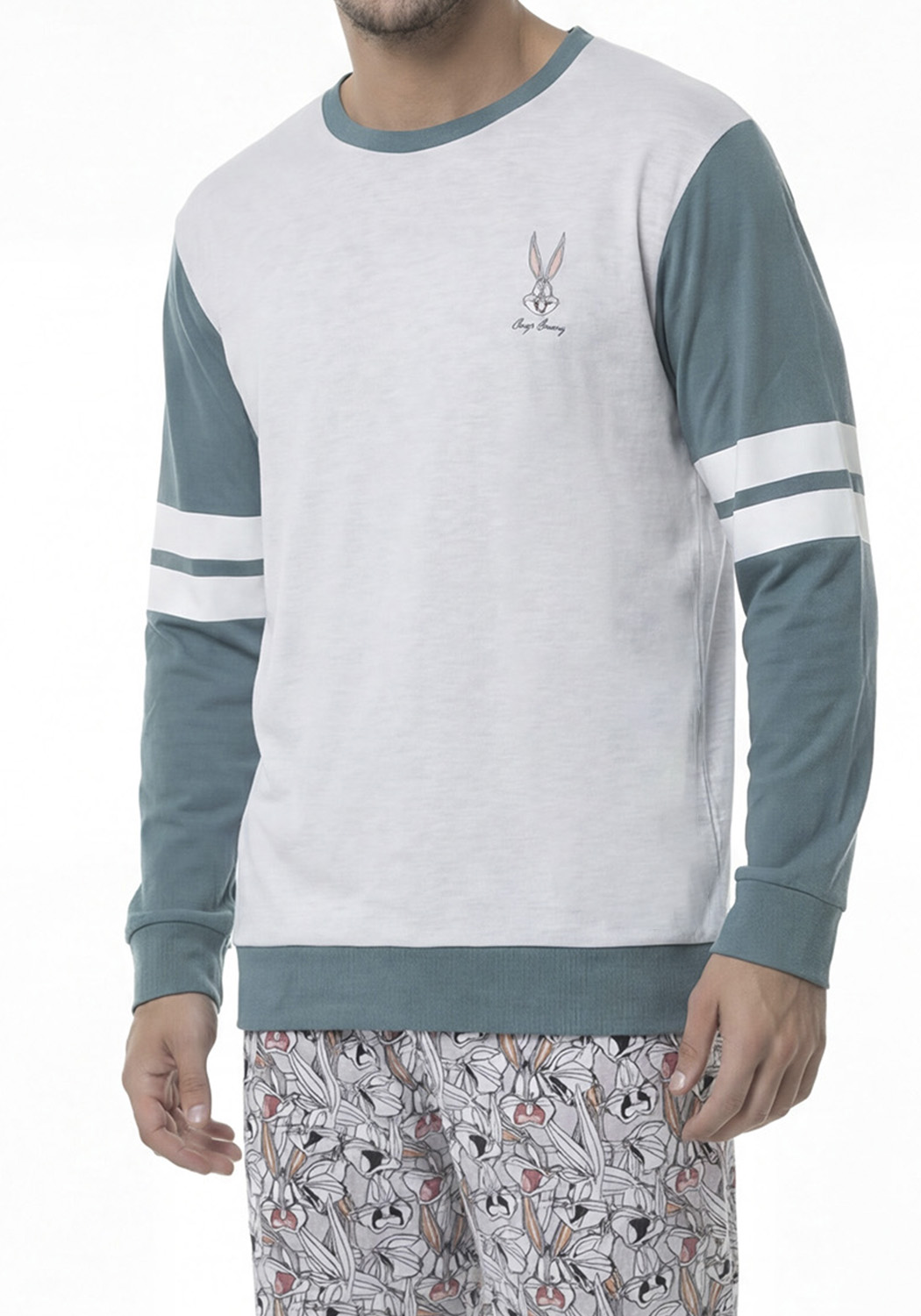 PIJAMA HOMBRE PANTALON ALGODON - 3
