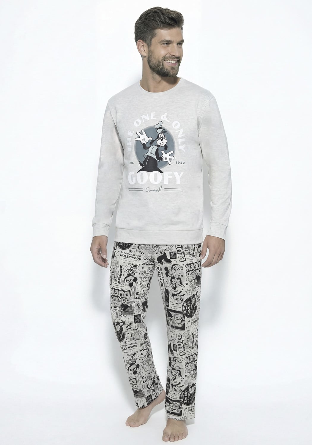 PIJAMA HOMBRE PANTALON ALGODON - 1