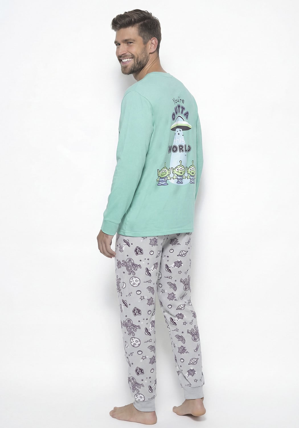 PIJAMA HOMBRE PANTALON POLAR - 2