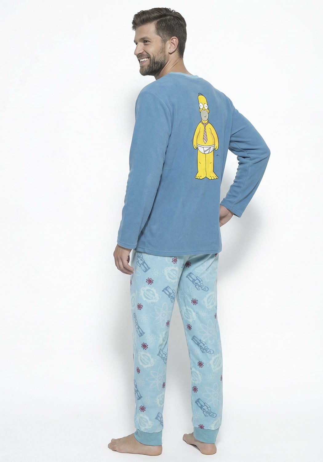 PIJAMA HOMBRE PANTALON POLAR - 2