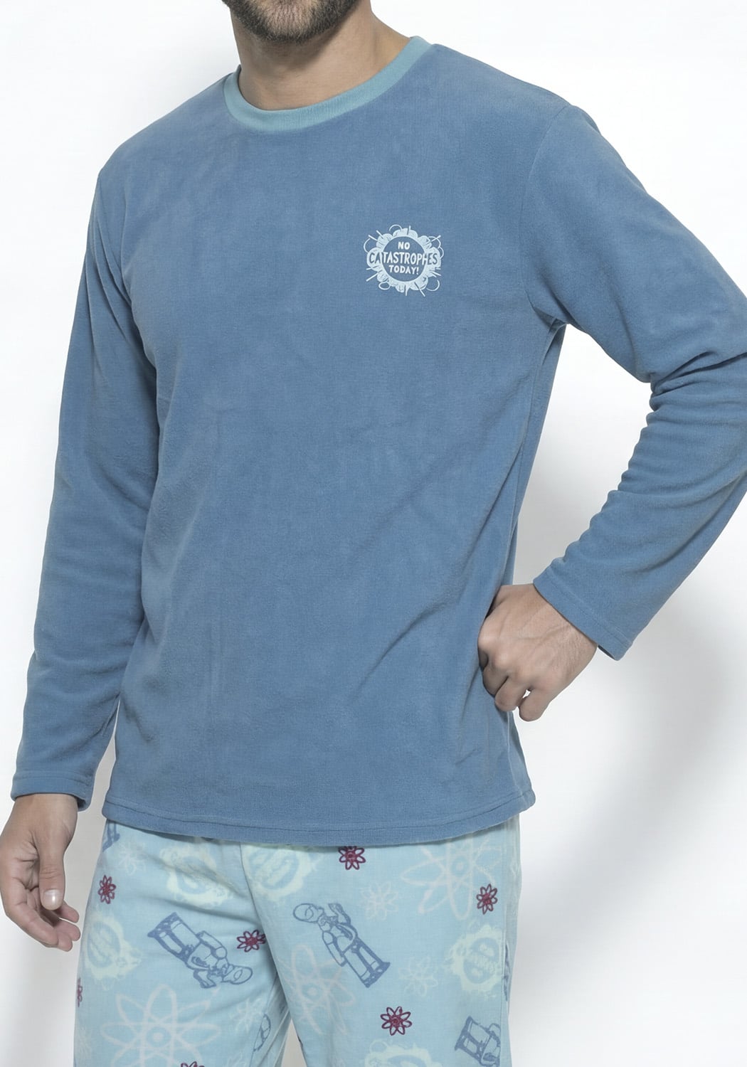 PIJAMA HOMBRE PANTALON POLAR - 3