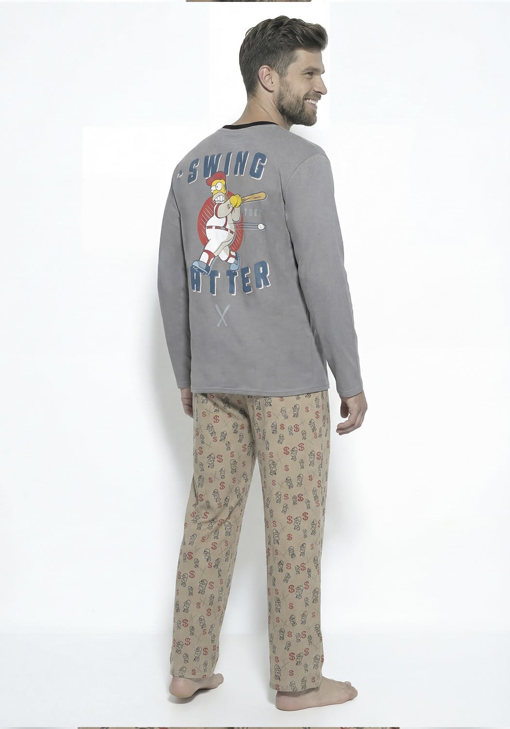 PIJAMA HOMBRE PANTALON ALGODON - 2