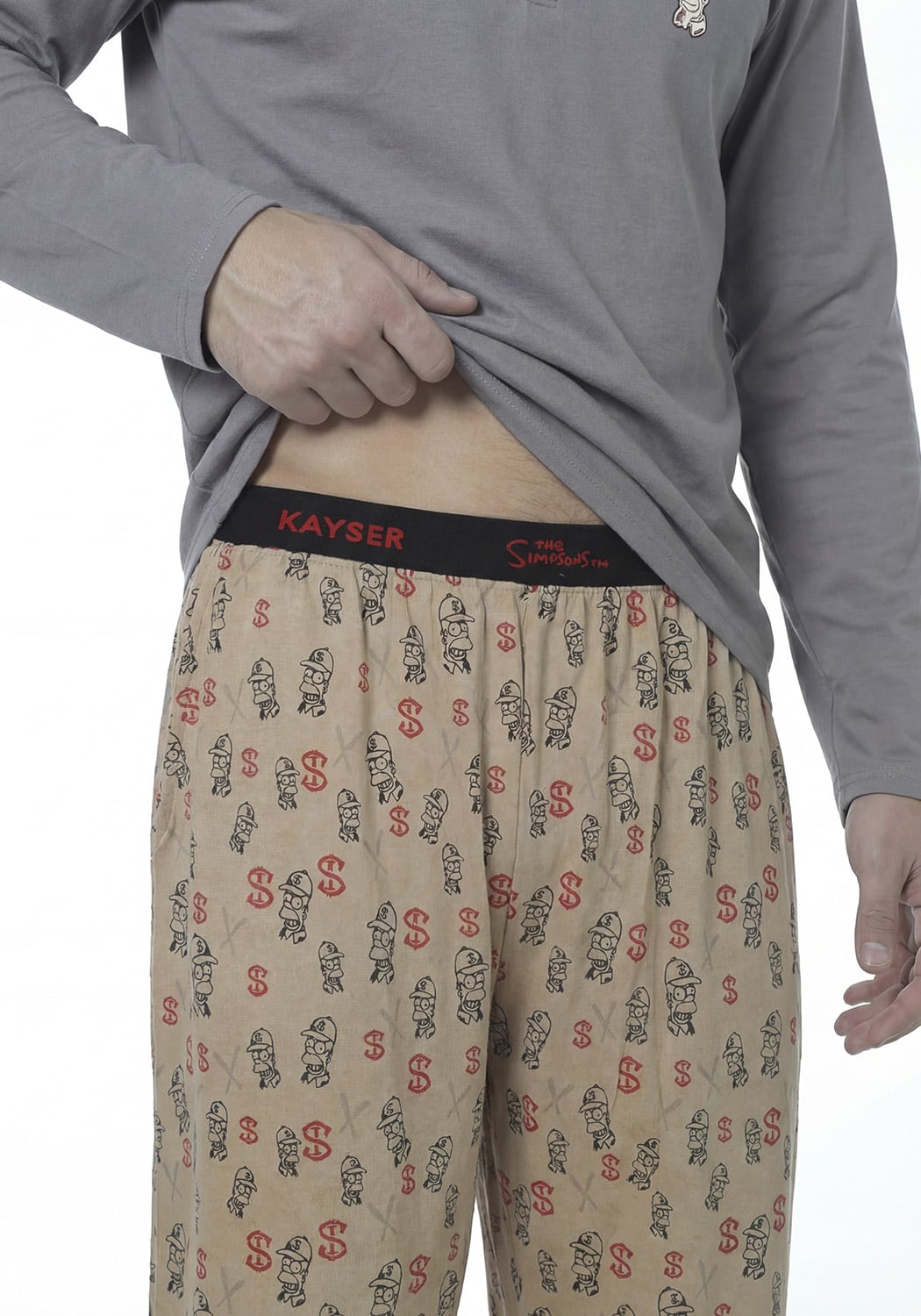 PIJAMA HOMBRE PANTALON ALGODON - 5