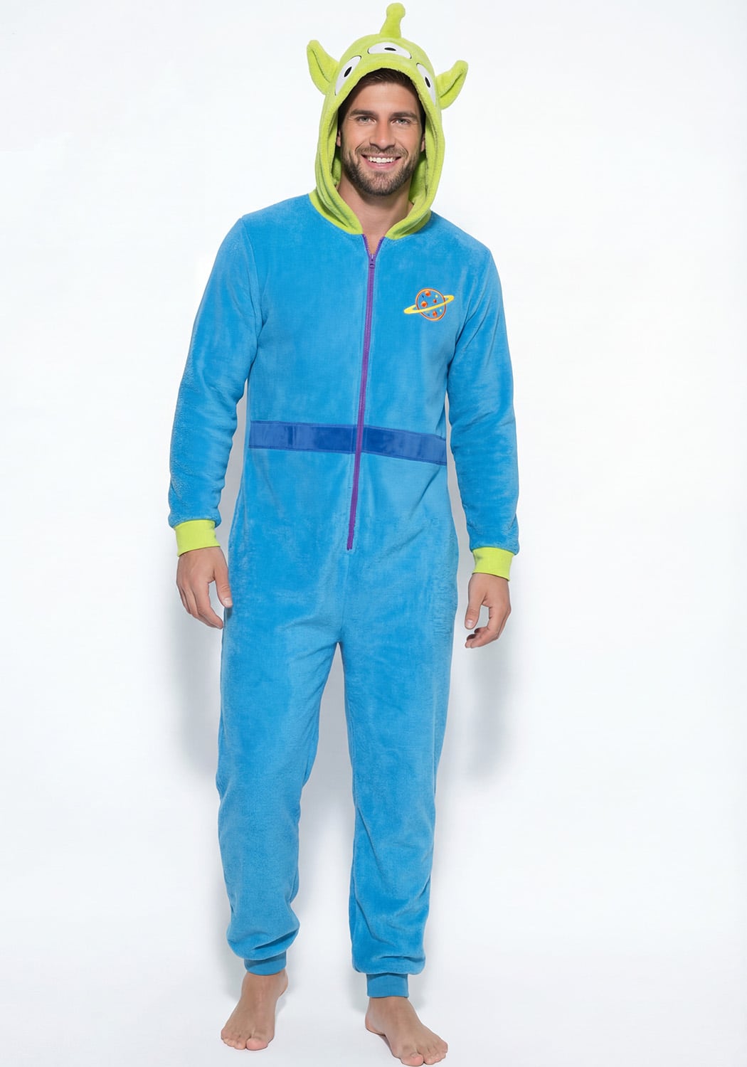 PIJAMA UNISEX ENTERIZO MARCIANITOS - 3