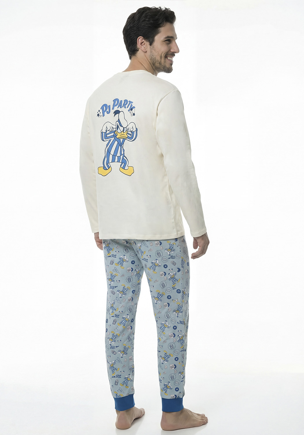 PIJAMA HOMBRE PANTALON ALGODON - 2