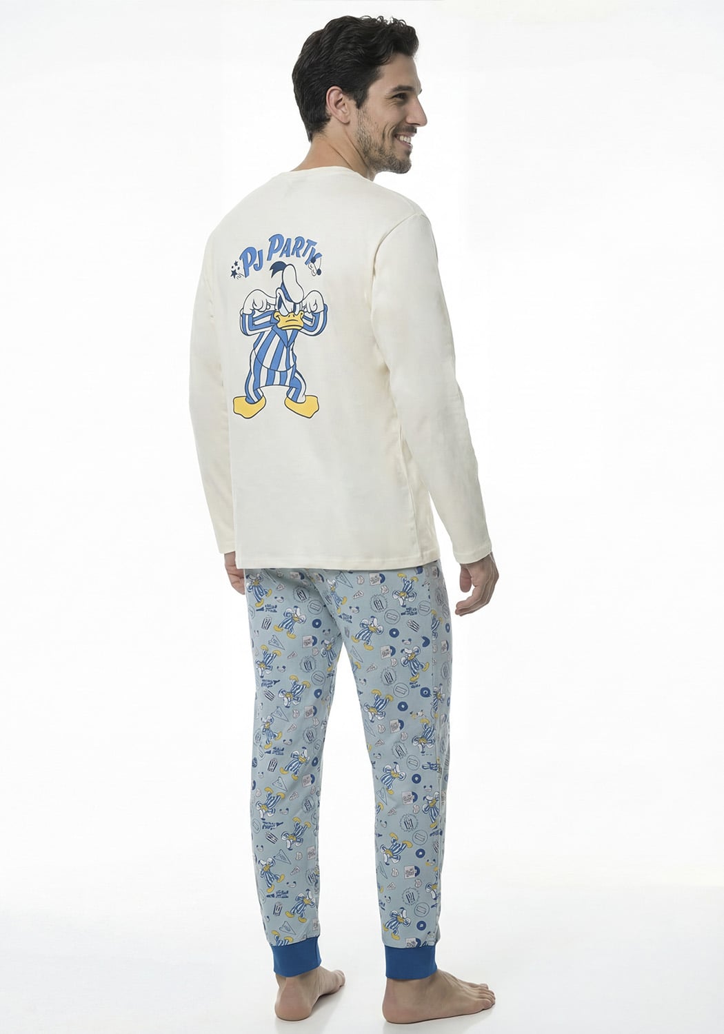 PIJAMA HOMBRE PANTALON ALGODON - 2