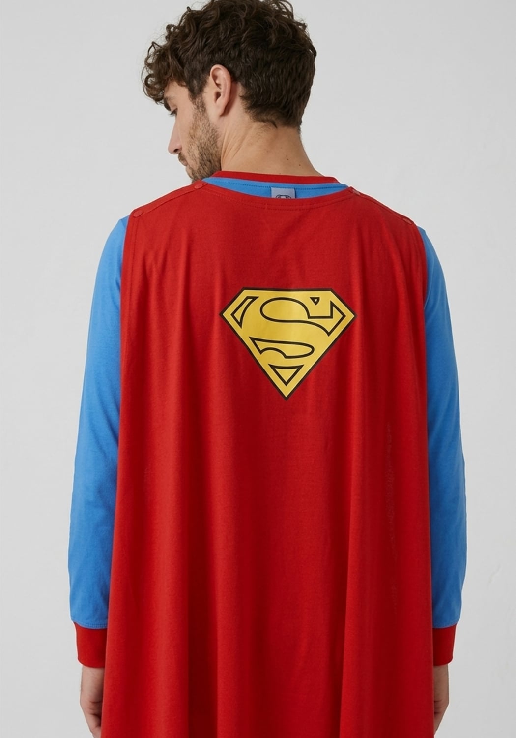 PIJAMA HOMBRE SUPERMAN CON CAPA - 3