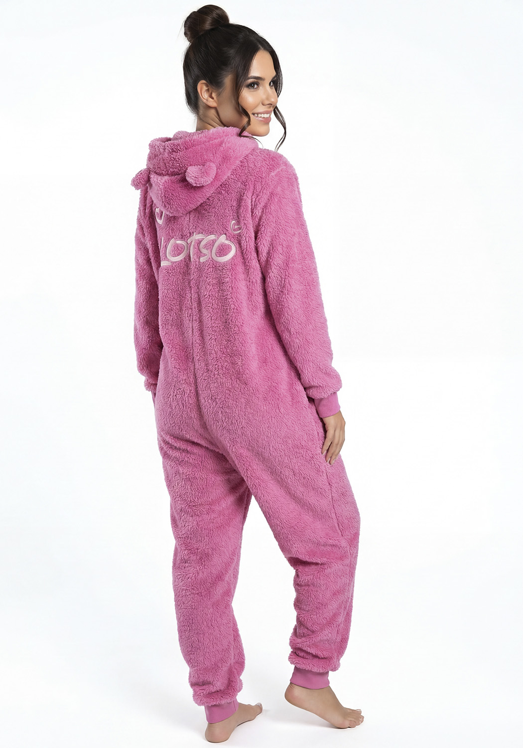 PIJAMA MUJER ENTERIZO CORAL FLEECE - 2