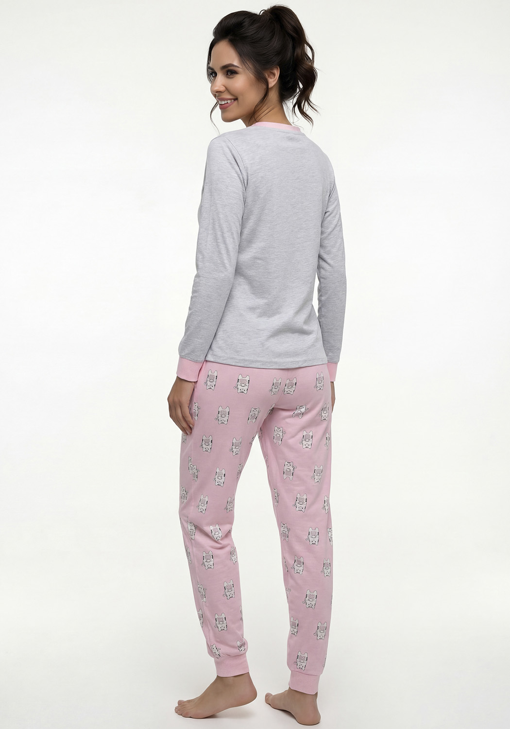 PIJAMA MUJER PANTALON ALGODON - 2