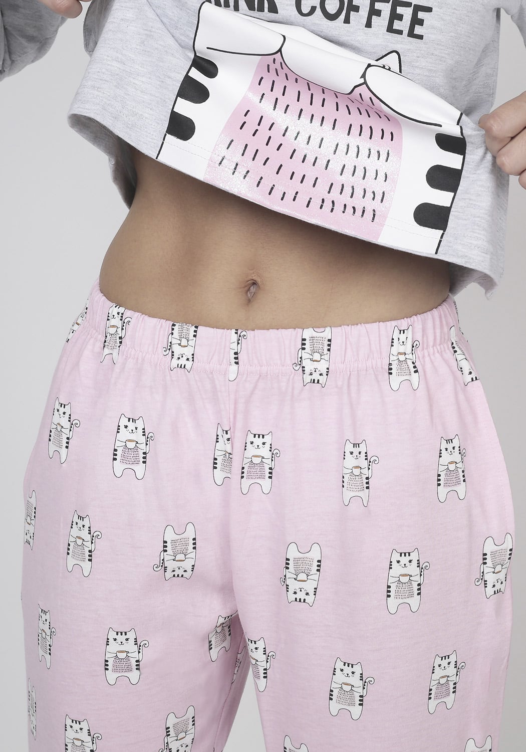 PIJAMA MUJER PANTALON ALGODON - 4