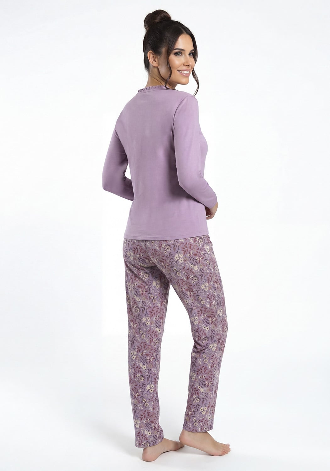 PIJAMA MUJER PANTALON ALGODON - 2