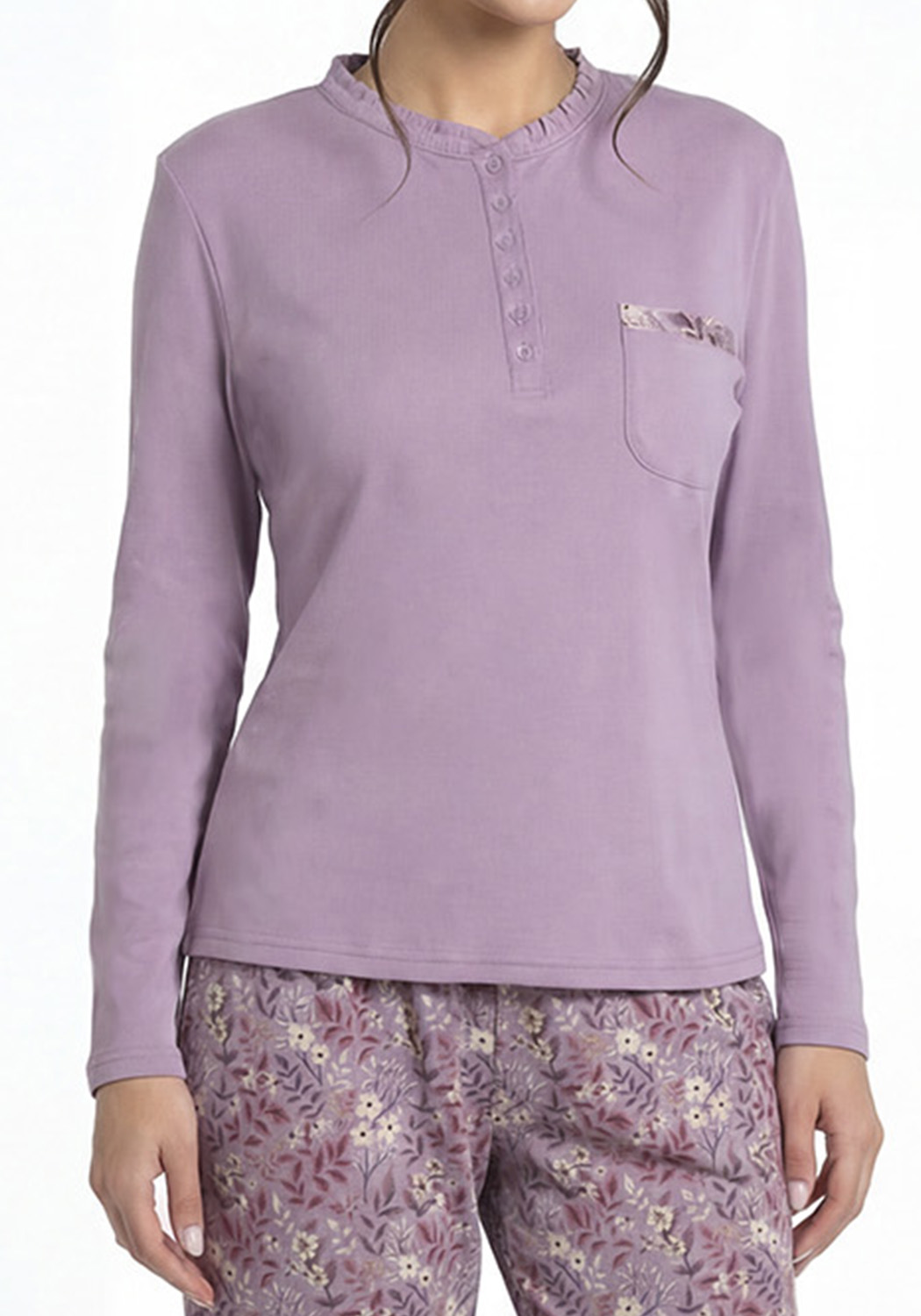 PIJAMA MUJER PANTALON ALGODON - 3