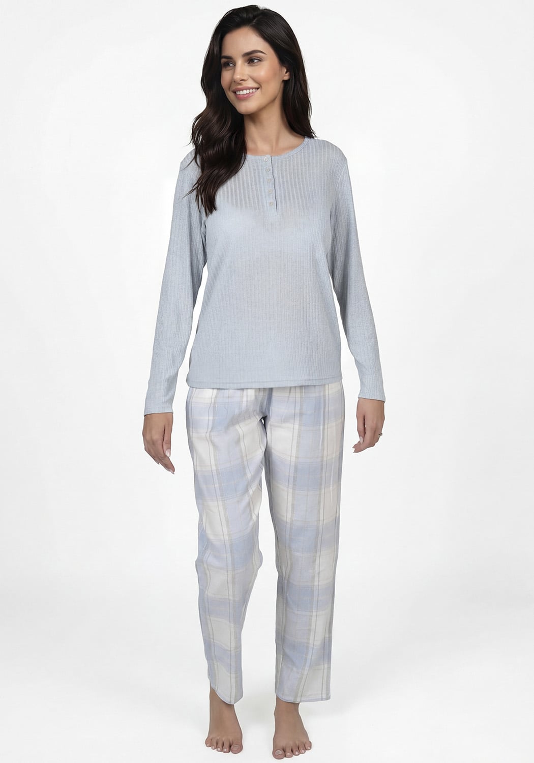 PIJAMA MUJER PANTALON POLIESTER - 1
