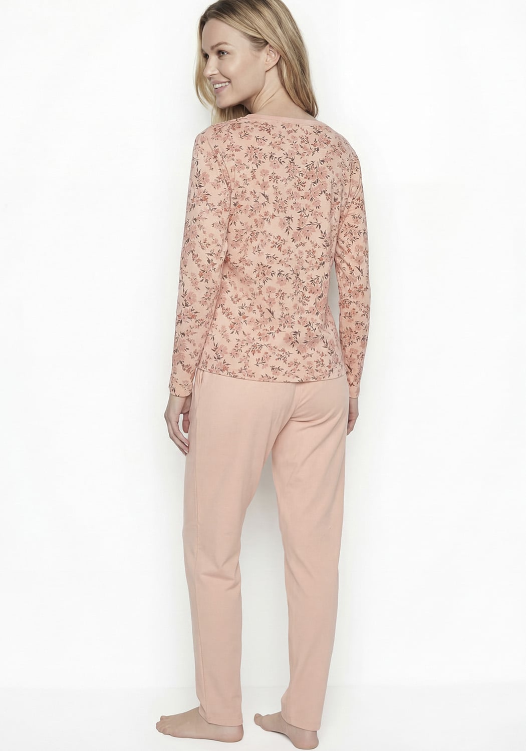 PIJAMA MUJER PANTALON ALGODON - 2
