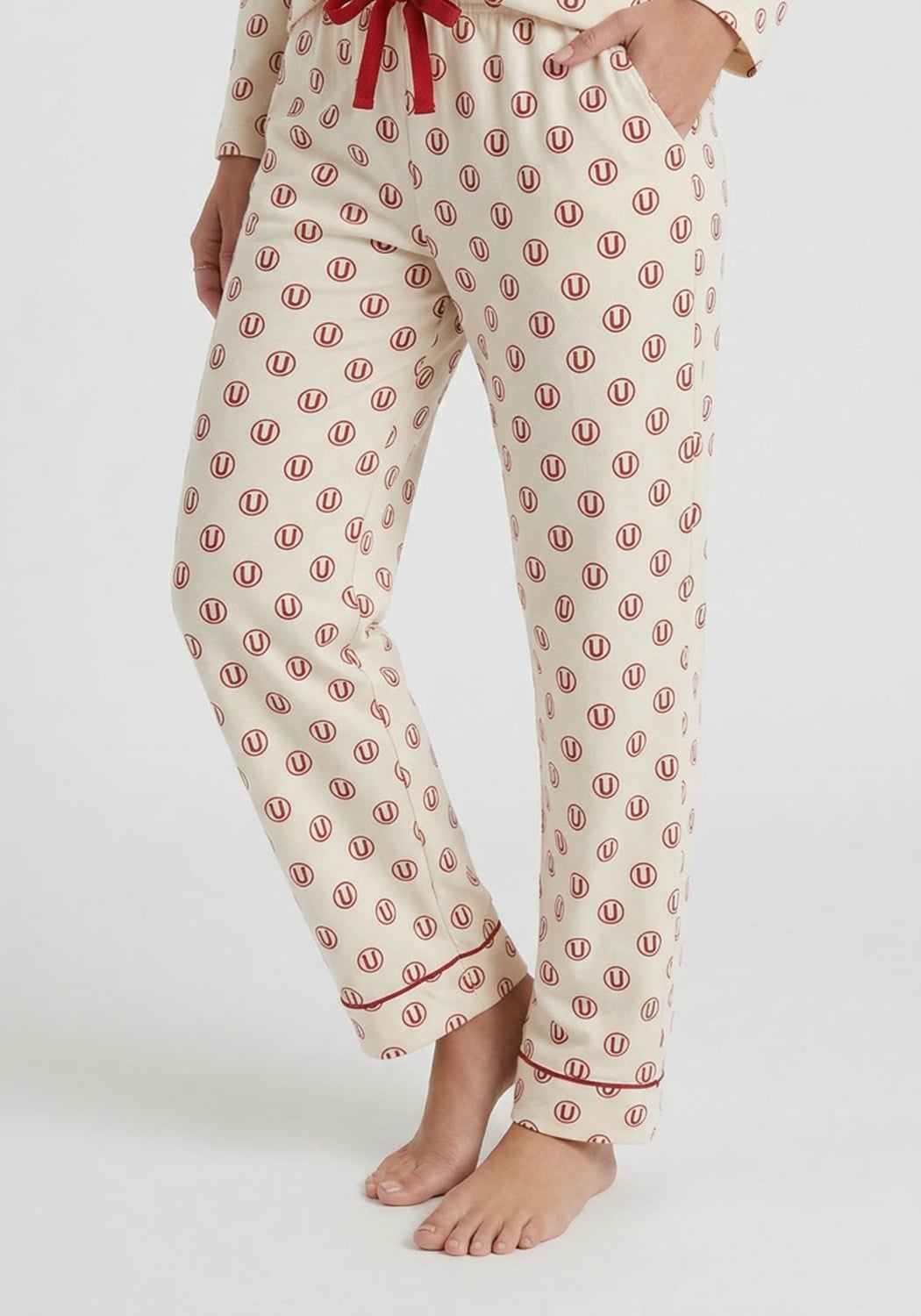 PIJAMA MUJER UNIVERSITARIO ALGODON - 4