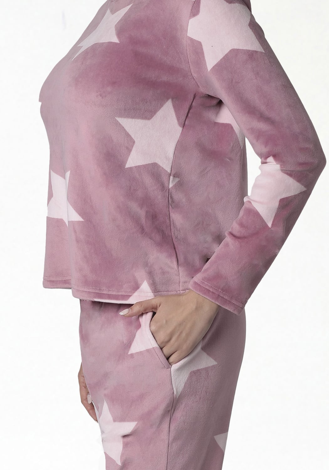 PIJAMA MUJER PANTALON PLUSH - 3