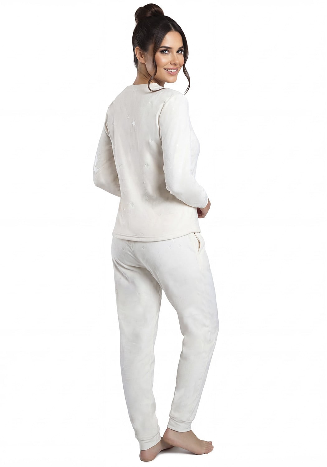 PIJAMA MUJER PANTALON PLUSH - 2