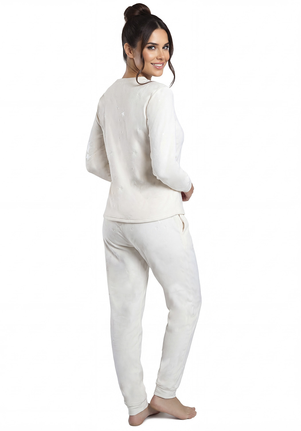 PIJAMA MUJER PANTALON PLUSH - 2