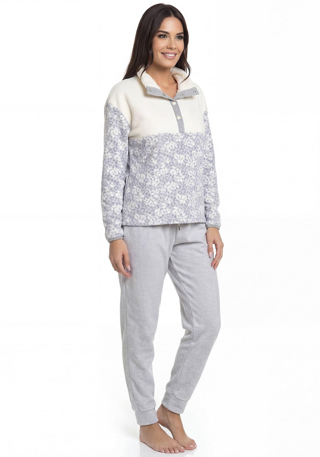 PIJAMA MUJER PANTALON CORAL FLEECE - 1