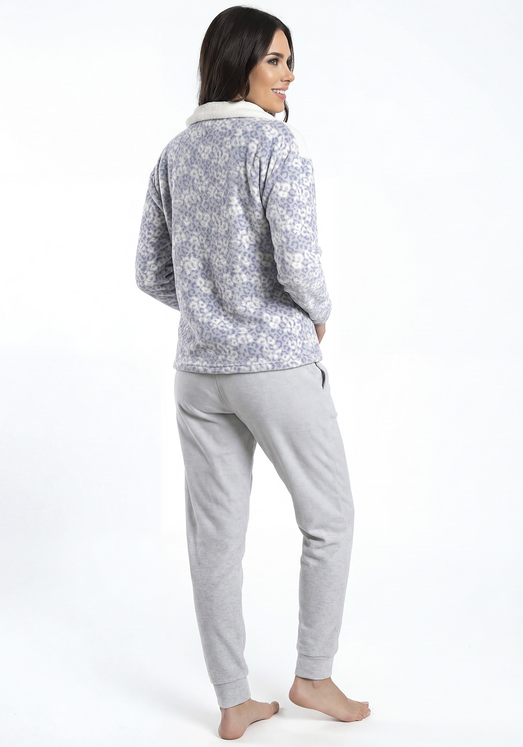 PIJAMA MUJER PANTALON CORAL FLEECE - 2